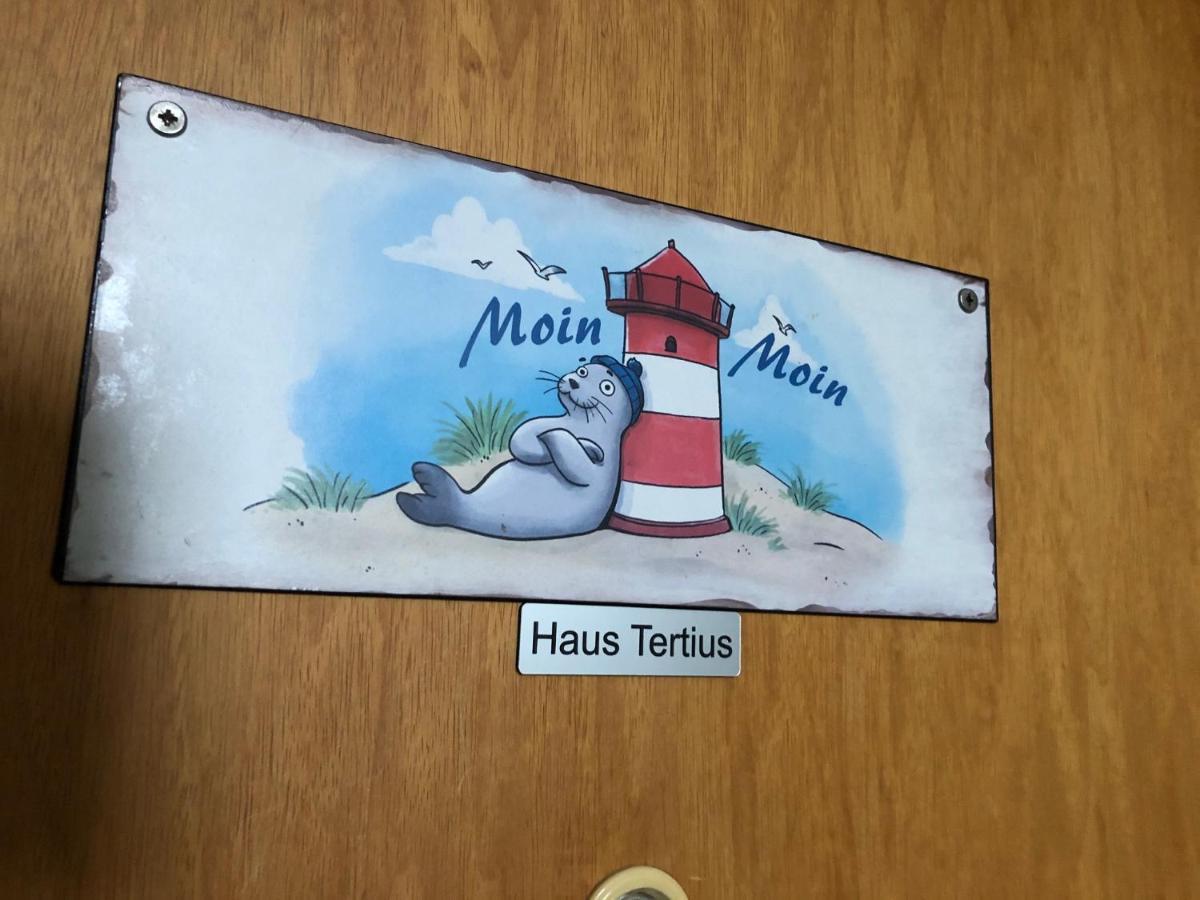 Haus Tertius - Strand- Und Hafennahe Ruhige Ferienwohnung Busum Luaran gambar
